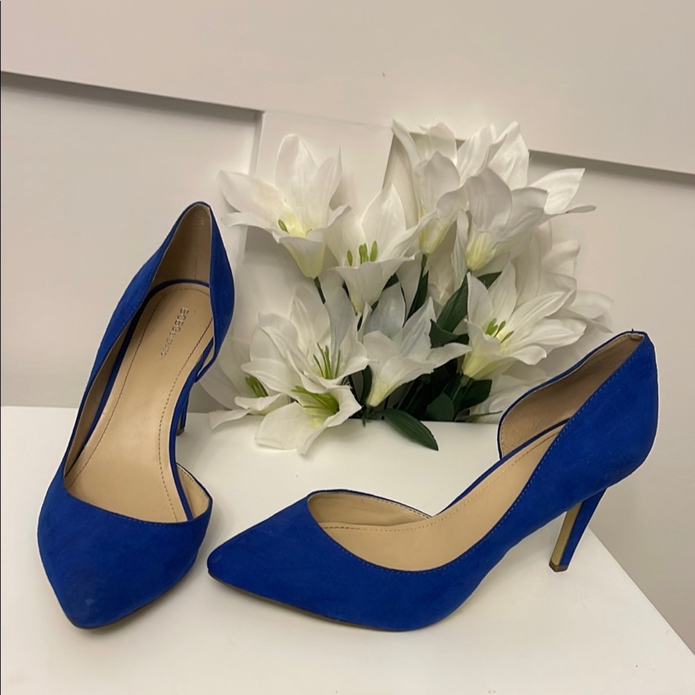 Elegant Blue Women's Heels